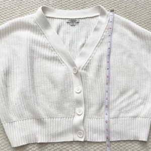 AE Relaxed Button Up Cropped Cardigan, S
